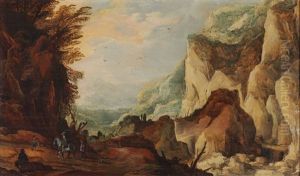 Paesaggio Con Viandanti by Joos de Momper the Younger