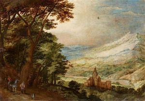 Riders In A Mountainous Landscape