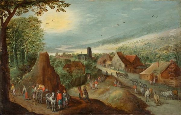 Landscape With View Of A Village - view 1