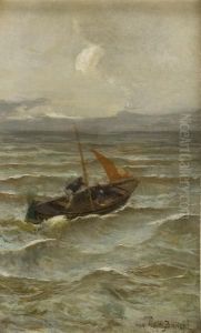 Pescatore Al Largo by Mose Bianchi