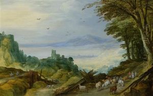 Weite Landschaft Mit Kuhherde Weite Landschaft Mit Kuhherde