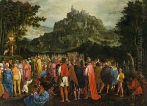 Predigt Johannes Des Taufers by Joos de Momper the Younger