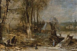 Personnages Dans Un Paysage Personnages Dans Un Paysage