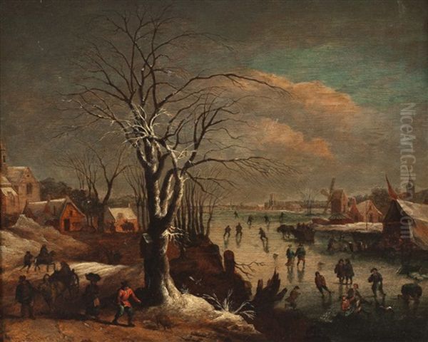 Winterliche Dorflandschaft - view 1