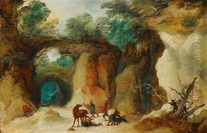 Felslandschaft Mit Einem Uberfall (collab. W/pieter Snayers) Felslandschaft Mit Einem Uberfall (collab. W/pieter Snayers)