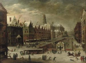 Flemish Town In The Winter (collab. W/peter Snayers)