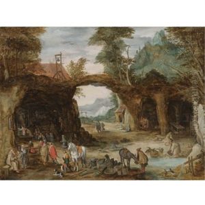 The Hermitage by Joos de Momper the Younger