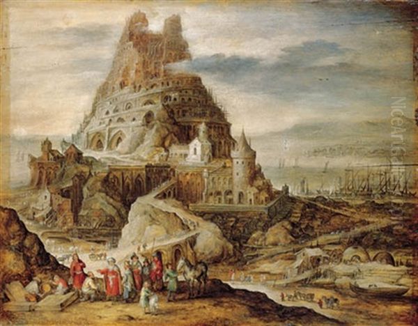 The Tower Of Babel by Joos de Momper the Younger