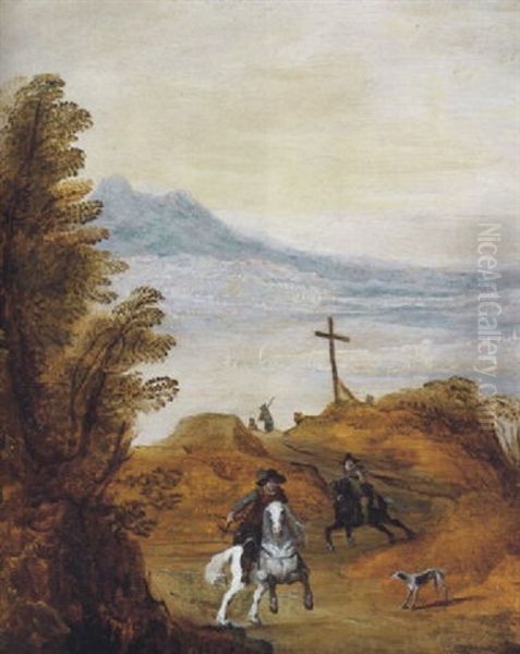 Weite Landschaft Mit Reitern - view 1