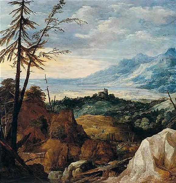 An Exstensive Landscape With Pinetrees - view 1
