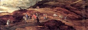 Mountainous Landscape With Travellers Mountainous Landscape With Travellers