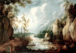 Weite Flusslandschaft