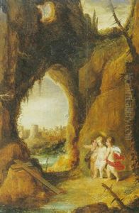 Gesu Bambino In Paesaggio