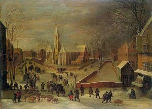 Scene Villageoise by Joos de Momper the Younger