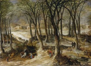 Winter Landscape by Joos de Momper the Younger