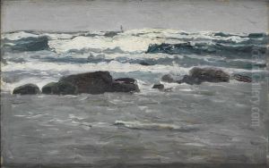 Stenar Vid Hav. Motiv Fran Sandhamn by Artur Bianchini