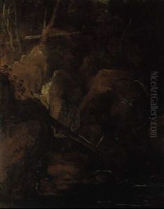 Waldinneres Mit Einem Gebirgsbach by Joos de Momper the Younger