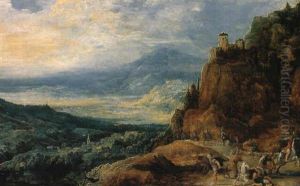 The Conversion Of St. Paul by Joos de Momper the Younger
