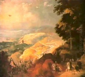 Gebirgslandschaft by Joos de Momper the Younger