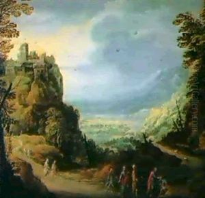 Paysage Avec Le Christ Guerissant Les Aveugles