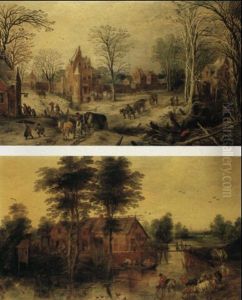 Winter & Summer by Joos de Momper the Younger
