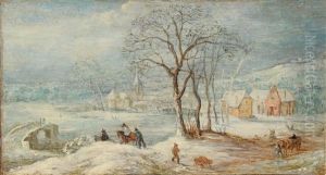 Winterlandschaft by Frans de Momper
