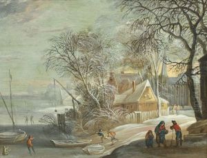Paysage D'hiver Anime Paysage D'hiver Anime