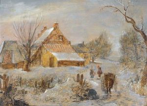 Winterlandschaft Mit Bauernhaus by Frans de Momper