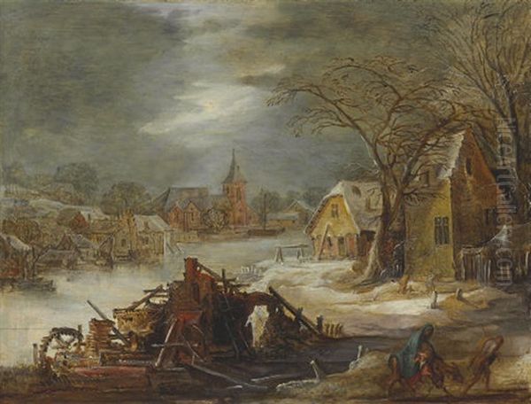A Winter Landscape With The Flight Into Egypt - view 1