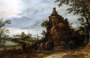 La Visite Chez Les Samaritains (collab. W/hans Jordaens Iii, Figures)