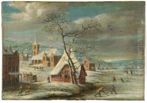 Winterlandschaft by Frans de Momper