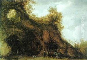 La Halte Des Pelerins by Frans de Momper