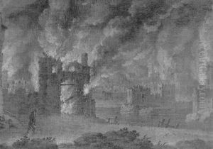 L'incendie De La Ville De Troie