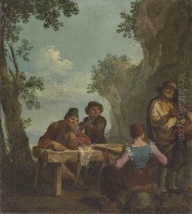 A Merry Company Making Music by Paolo Monaldi