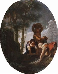 Le Lavandaie (+ I Giocatori Di Carte; 2 Works) by Paolo Monaldi