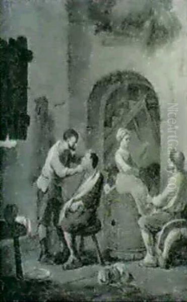 Un Barbier Ambulant Dans Un Village - view 1