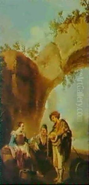 Landscapes With Peasants At Rest - view 1