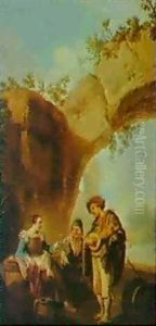Landscapes With Peasants At Rest
