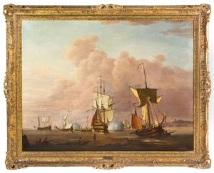 A Royal Yacth And A Flagship Of The Squadron Of The Red
