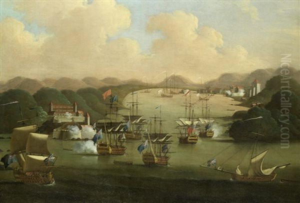 The Capture Of Porto Bello, 21st November 1739 - view 1