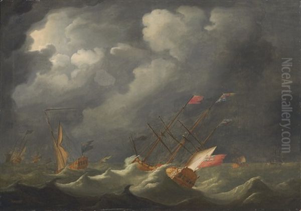 The Royal Yacht Carolina With King George I On Board, Returning To England In - view 1