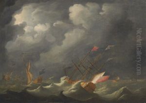 The Royal Yacht "carolina" With King George I On Board, Returning To England