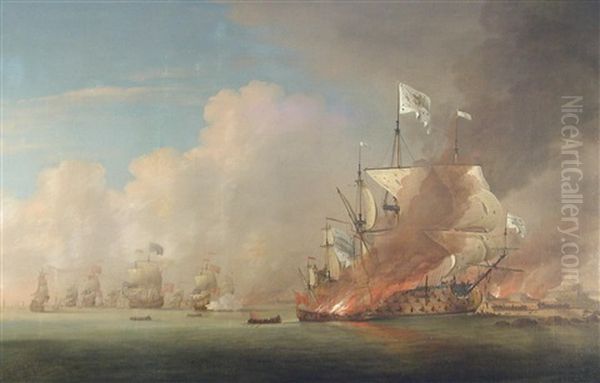Battle Of Cap La Hogue - view 1