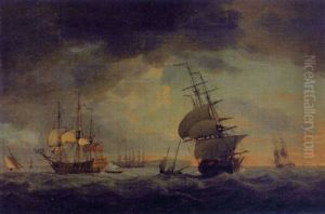 Men Of War With Other Shipping