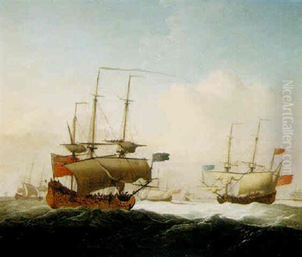 Privateer Squadron, "the Royal Family" Commanded By Captain George Walker... - view 1
