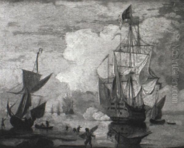 Naval Skirmish By The Coast - view 1
