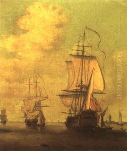 Squadron Of The Red Preparing To Put To Sea