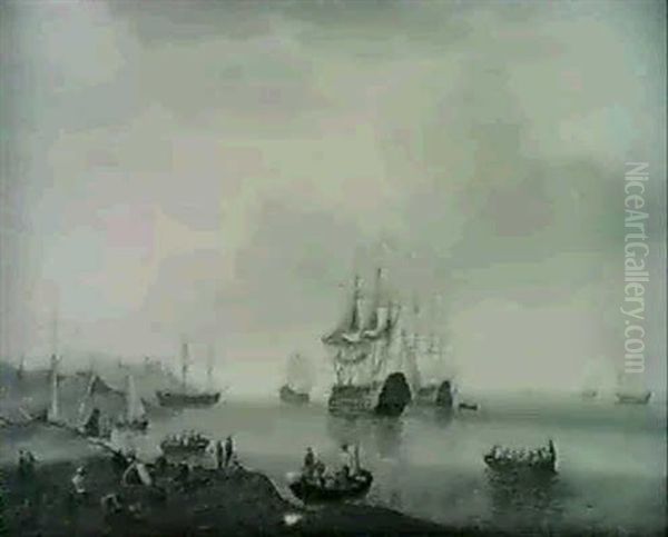 Scene De Port Sur La Cote Africaine - view 1