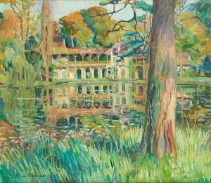 L"etang En Ete by Mathilde du Monceau de Bergendae