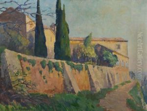 Paysage Dans Le Sud by Mathilde du Monceau de Bergendae